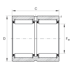 ������� RNA6918-ZW, �ߴ�ϵ�� 69��˫��