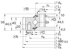 ���������� XSA140414-N, ��׼ϵ�� 14�� �ⲿ�ĳ��ֳݣ����ഽ�ܷ�