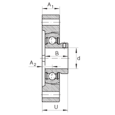 �������Ԫ FLCTEY40, ��������˨�׵ķ������������Ԫ�������� ��Ȧ��ƽͷ�ݶ��� P ���ܷ⣬�����󻬽ṹ