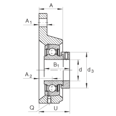 �������Ԫ PCFTR15, ��������˨�׵ķ������������Ԫ��������ƫ����Ȧ��P���ܷ�