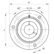 �������Ԫ GRRY25-VA, ������/�ĸ���˨�׵ķ������������Ԫ����ѹ�ְ�����Ȧ��ƽͷ�ݶ���R ���ܷ��� �͸�ʴ����